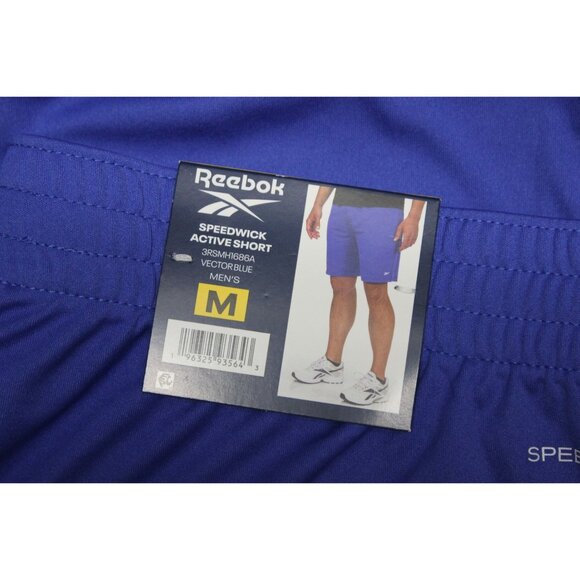 Reebok men's Speedwick 9" elastic waist performance athletic gym workout shorts - Picture 7 of 11